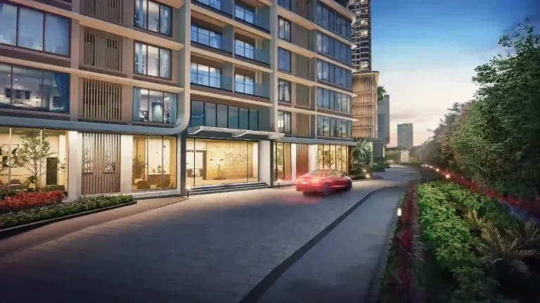 Grand entrance lobby — Adani LIT Thane