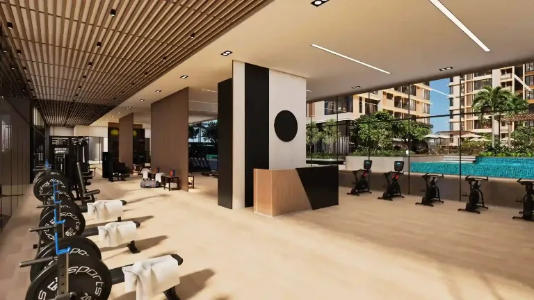 World-class fitness center and gym — Adani LIT Thane