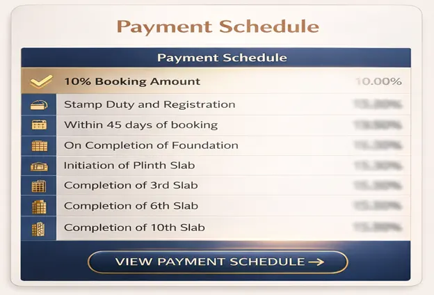 Hiranandani Commercial Park payment schedule