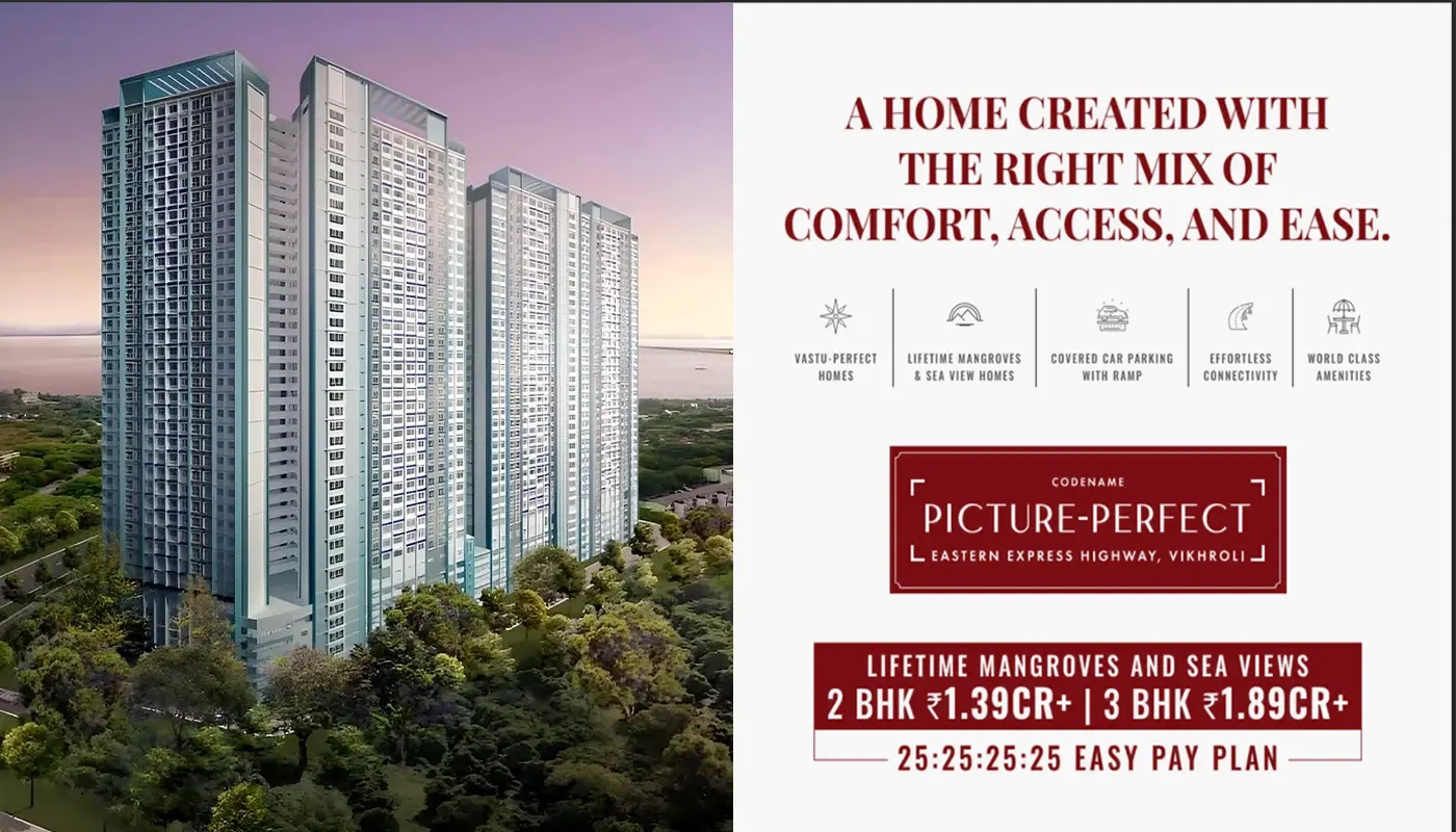 Ajmera Codename Picture Perfect at Vikhroli East, Mumbai