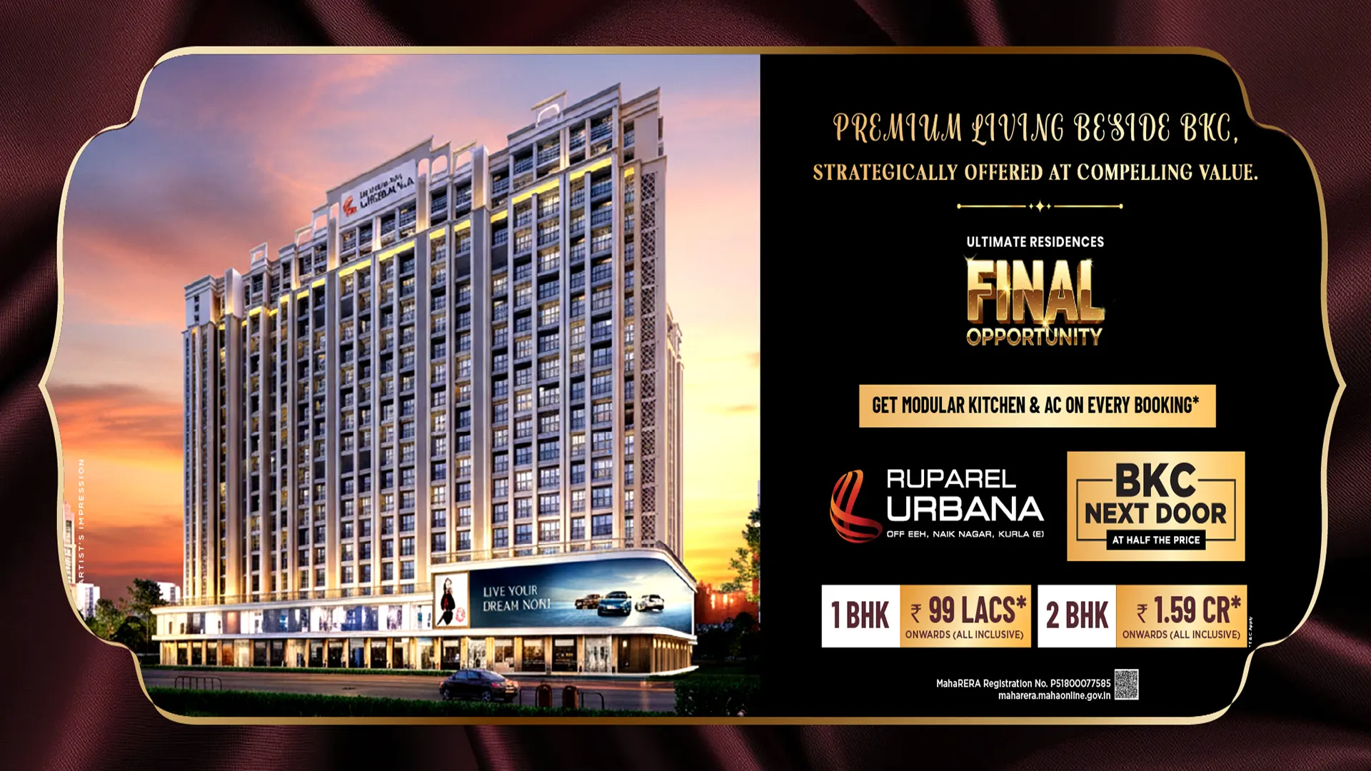 Premium Flats in Mumbai – Ruparel Urbana Kurla East