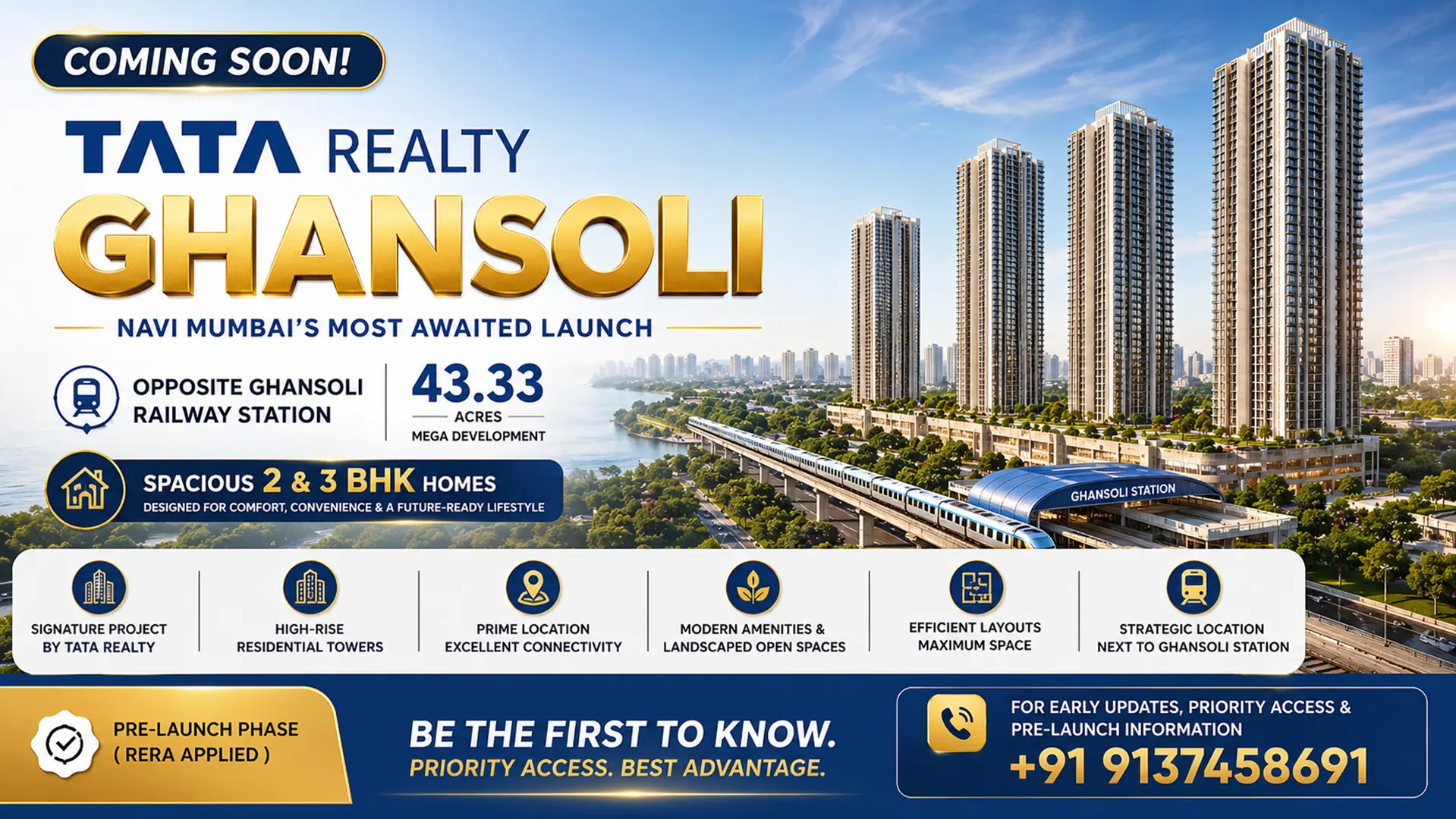 Tata Realty Ghansoli – New Residential Project in Navi Mumbai