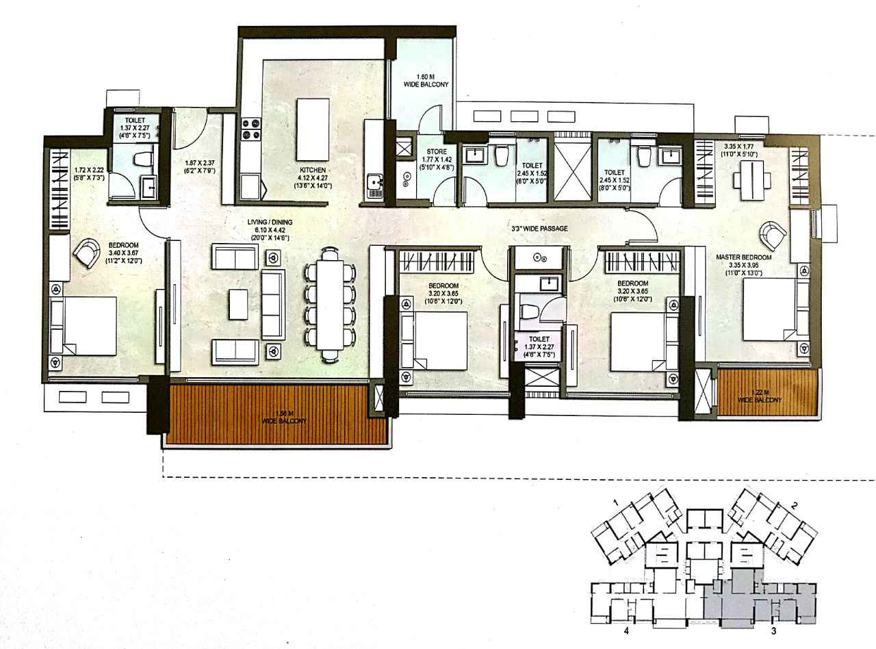 4 BHK — Regency Palms Palm Beach