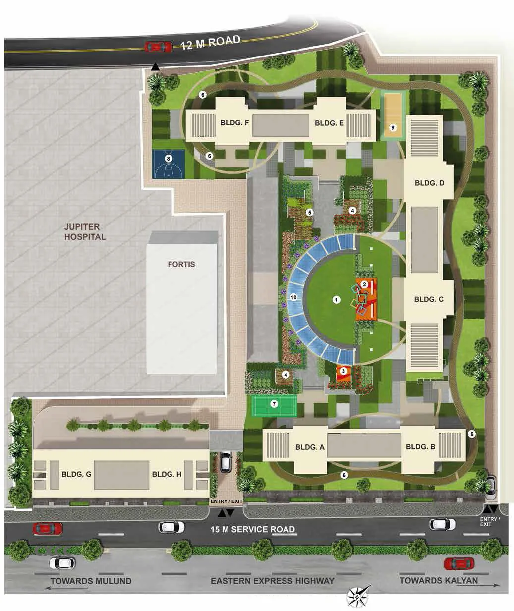 Sheth Victoria Towers Thane West