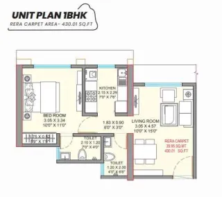 1 BHK — Raunak Maximum City