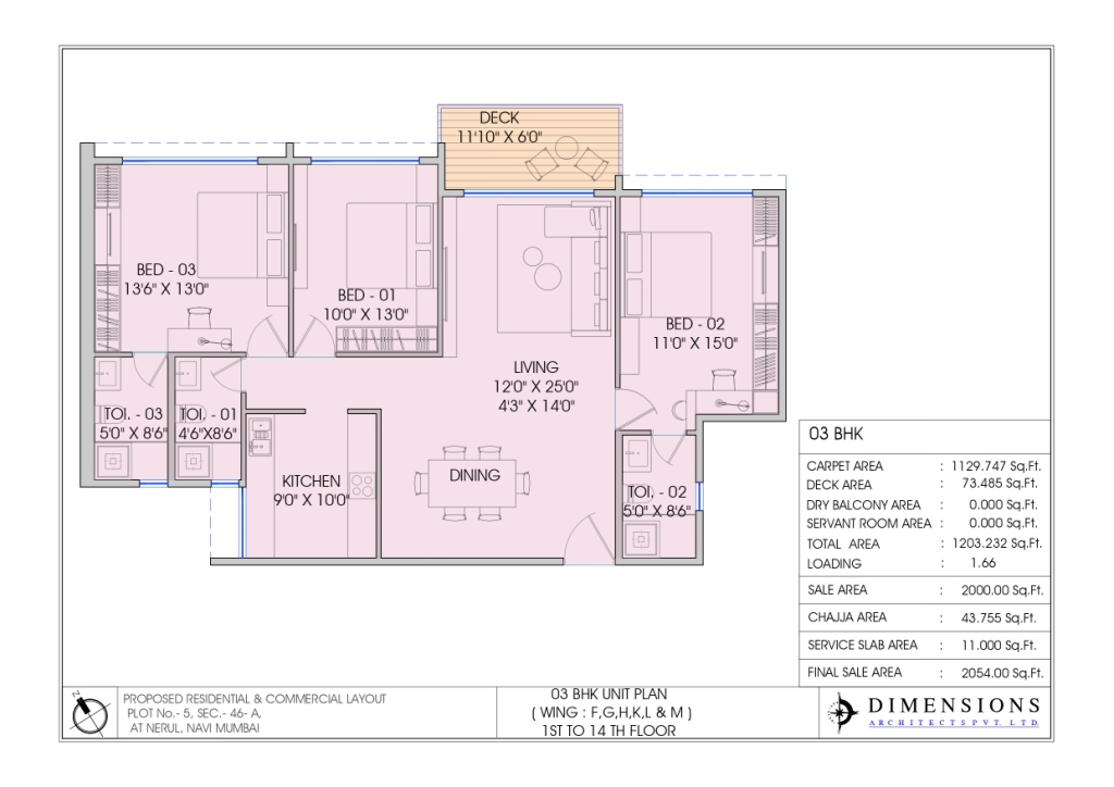 3 BHK — Delta Palm Beach