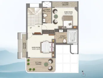 Floor Plan — Sai World Retreat Lonavala Bungalows
