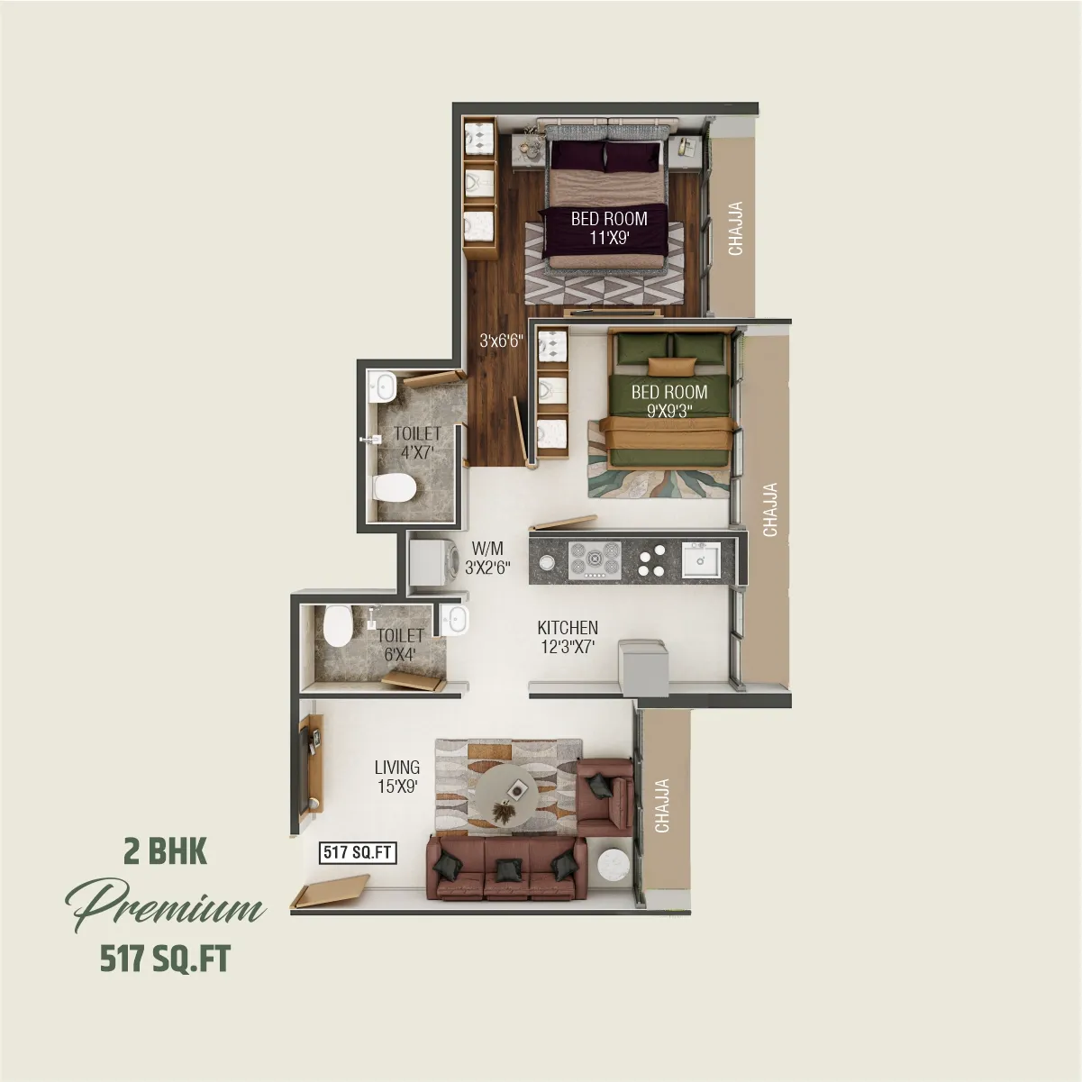 Floor Plan — Today Royal Aikyam 2 Game Changer