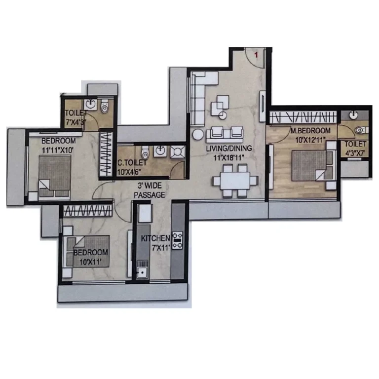 Galaxy Maplewoods Airoli Phase 3