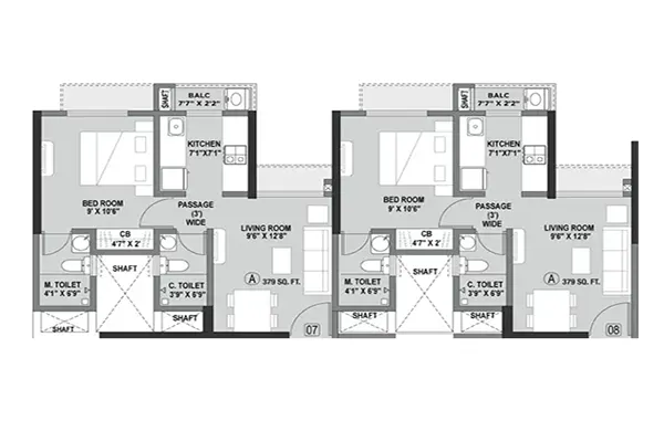 2.5 BHK — Ajmera Codename Now Or Never Bhandup