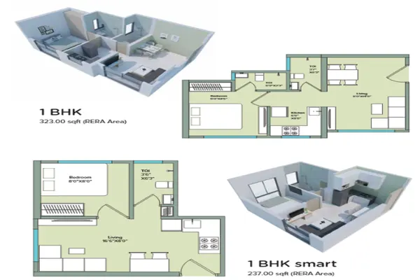 Marathon Neovalley Bhandup West floor plan
