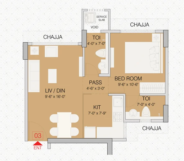 Ruparel Urbana Kurla East floor plan