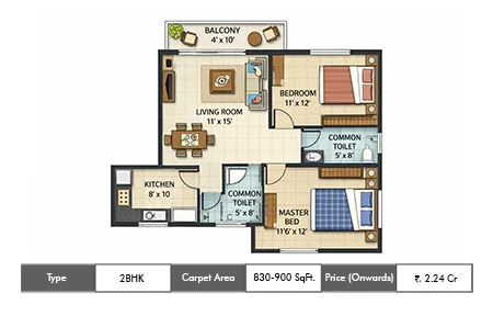2 BHK — Today Nova Vista Nerul