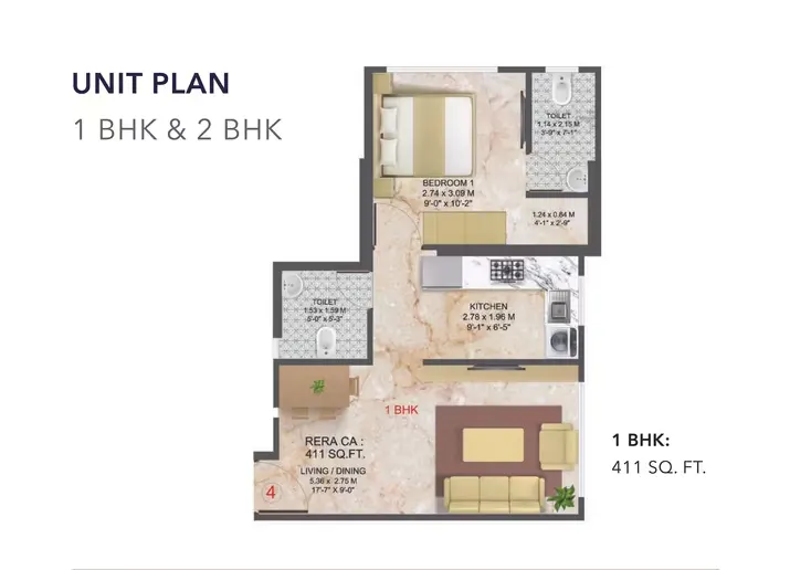 Sayba Elegant Kurla floor plan