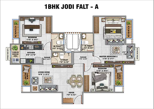 Codename Swastika Dombivli floor plan