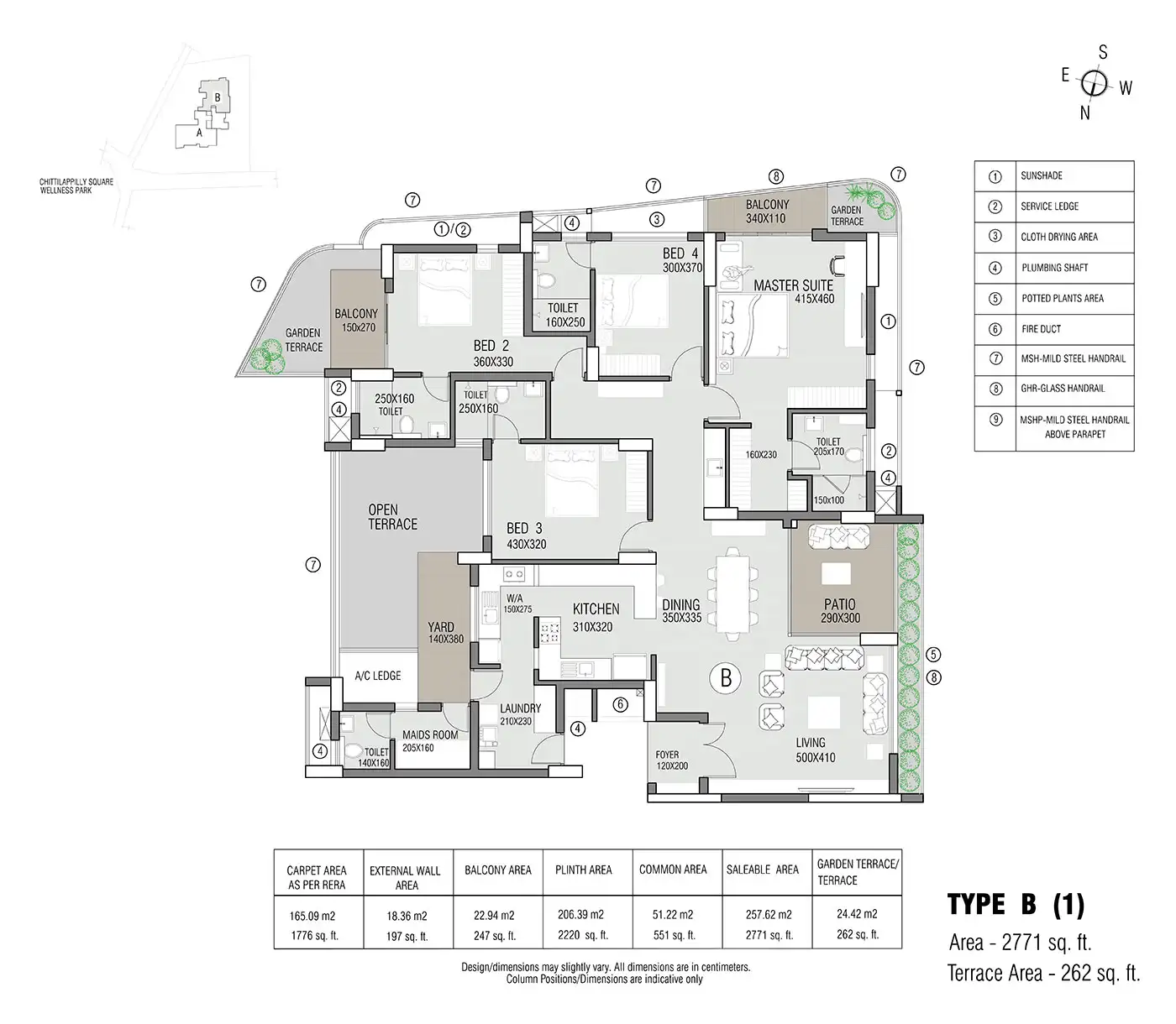 Mahindra Rainforest Kanjurmarg floor plan