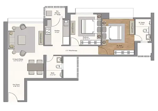 Piramal Revanta Mulund  floor plan