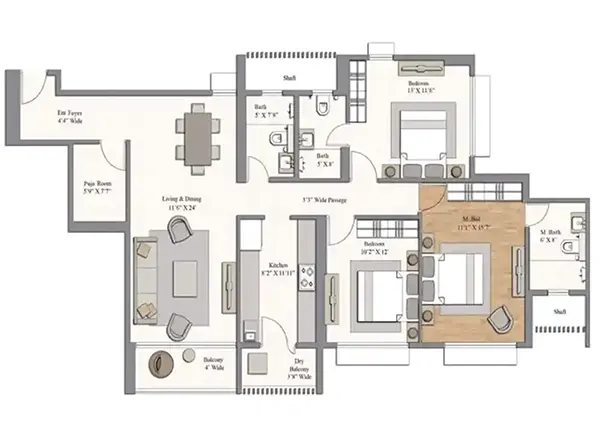 Piramal Revanta Mulund  floor plan