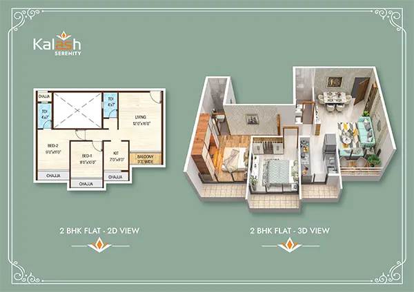 Kalash Serenity Pushpak Nagar floor plan