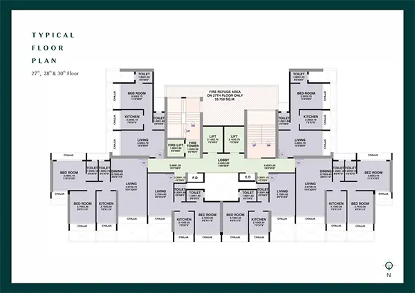 Gami Ved Nerul Sector 18 floor plan