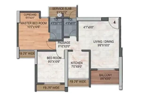 Swaminarayan City Dombivli floor plan