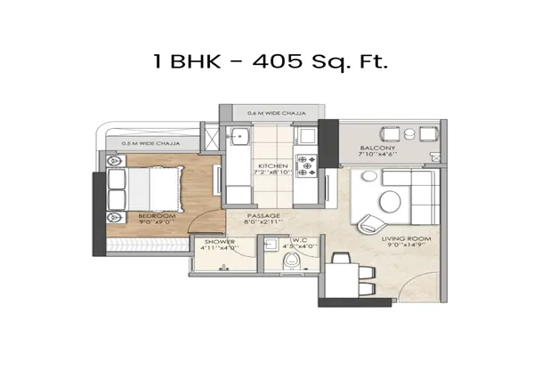 Arista Skyline Dombivli floor plan