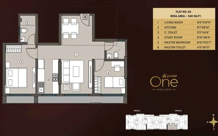 Phancode One Mulund floor plan
