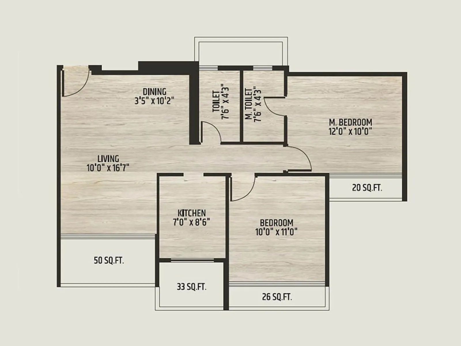 Prajapati Magnum Dronagiri floor plan