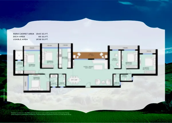 Satyam Metro Codename Waterfalls floor plan