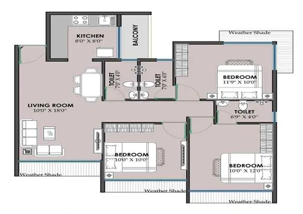 SM Jewel Taloja floor plan