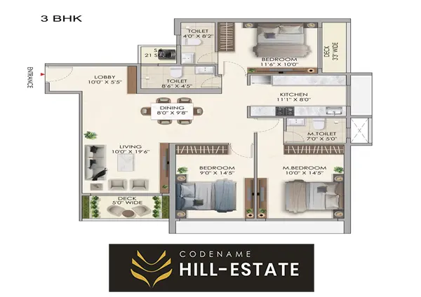 Codename Hill-Estate Pioneer floor plan