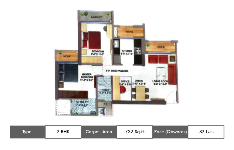 Codename Ace of Panvel floor plan