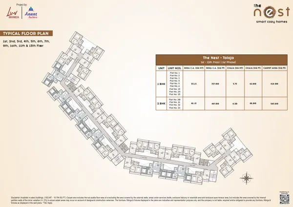 The Nest Riverside floor plan