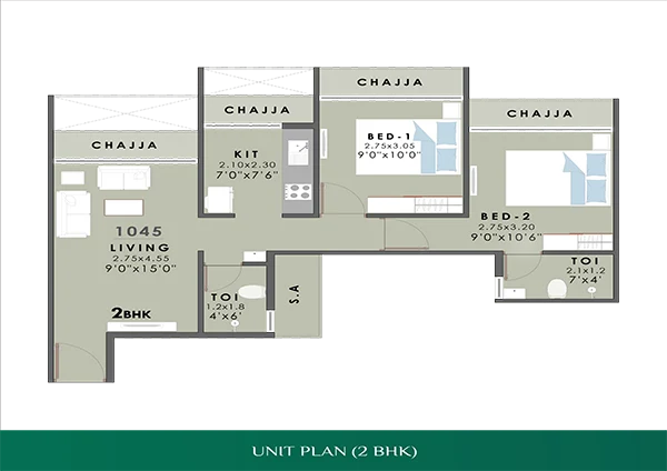 Satyam Swarnim Khanda Colony floor plan