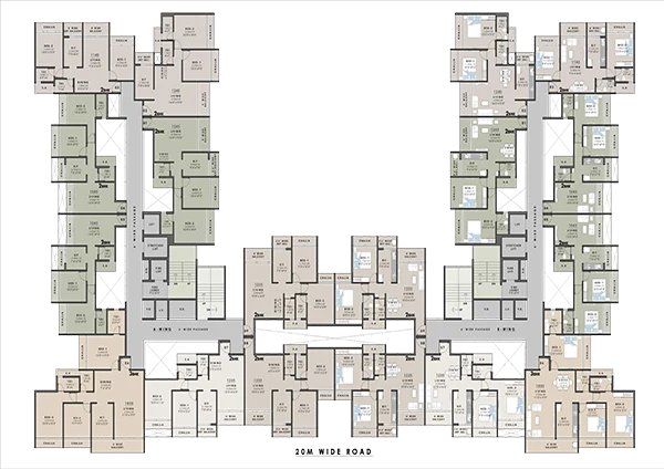 Satyam Swarnim Khanda Colony floor plan