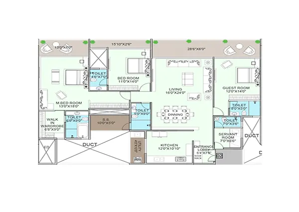 Dream Sector 6 Kharghar floor plan
