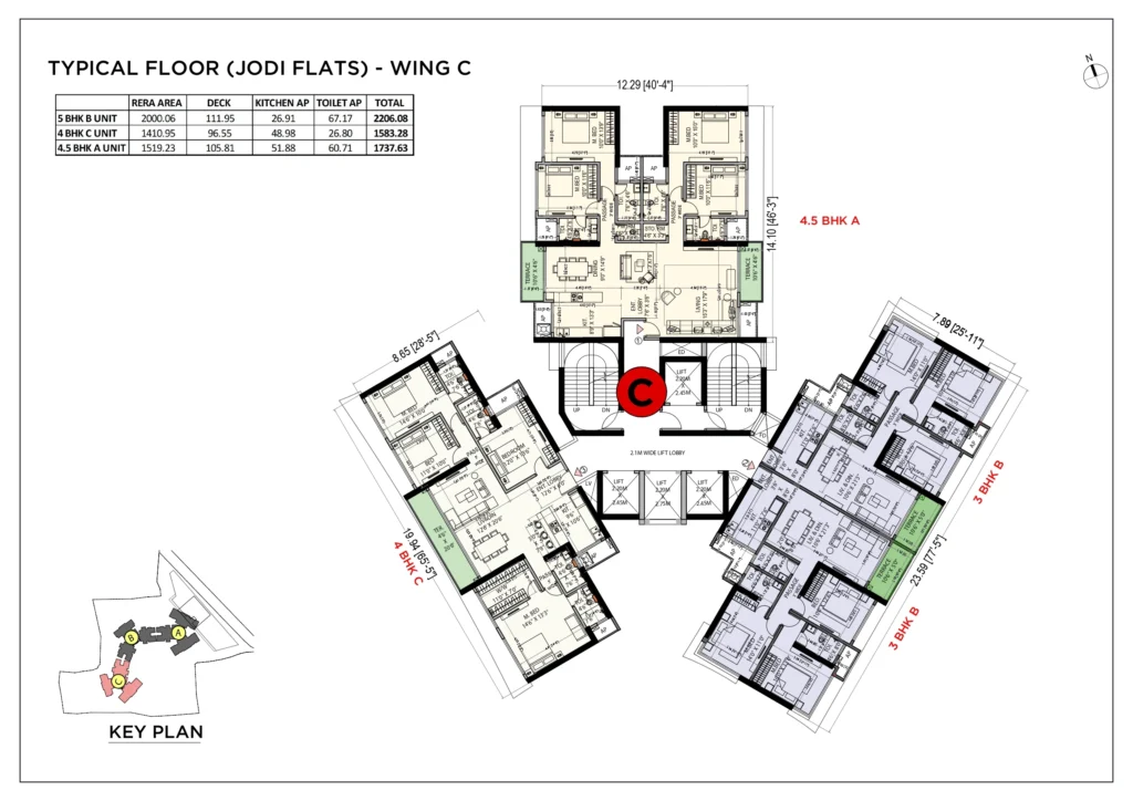 Rainbow Life 2 Kharghar floor plan