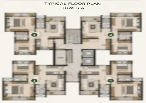 L&T Malad East floor plan