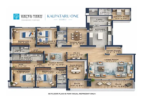 Kalpataru One Worli floor plan