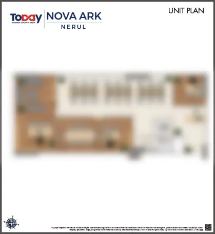 Today Nova Ark Nerul floor plan