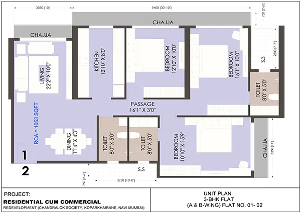 Chandralok Kopar Khairane floor plan