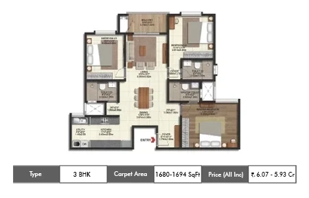 Runwal Auris floor plan