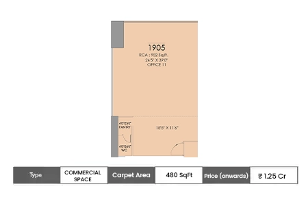 Akshar Elevate Vashi floor plan