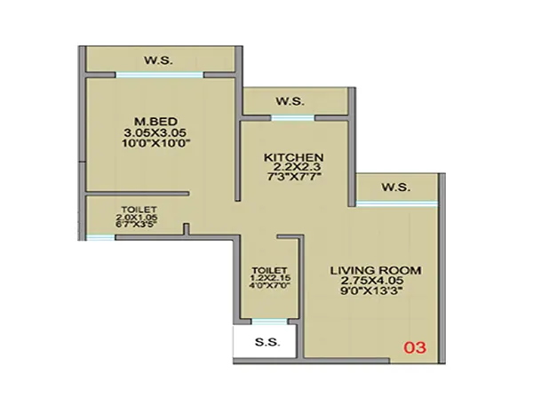 Planet Bayfront Residences floor plan
