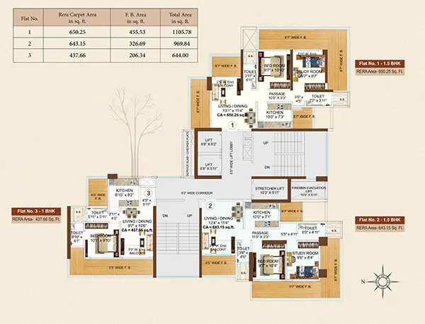 Shreeji Towers Wadala floor plan