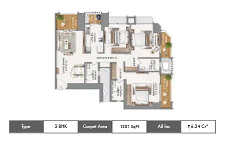 Runwal 7 Mahalaxmi floor plan