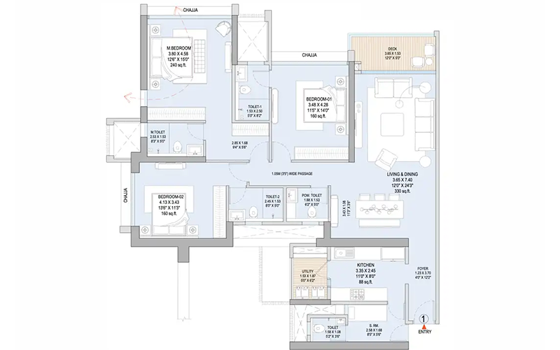 Godrej Reserve floor plan