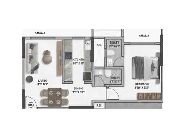 Parsn Shiv Vaibhav floor plan