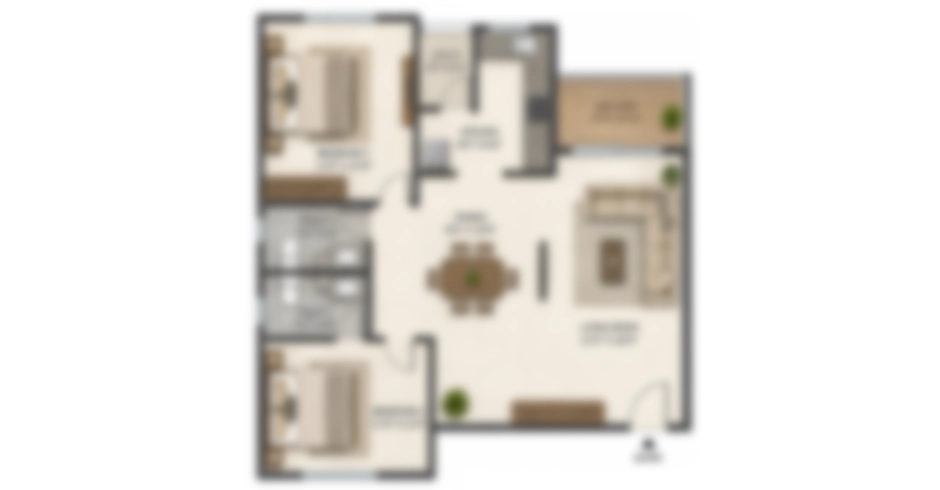 Kanakia Mumbai 2.5 Panvel floor plan