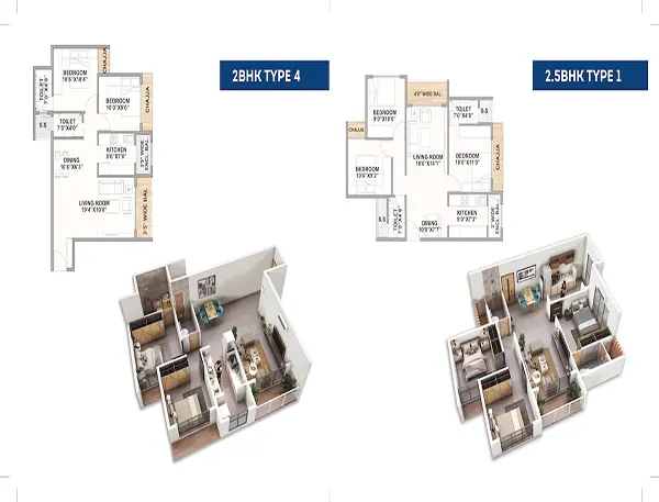 Bharat Enclave Panvel floor plan